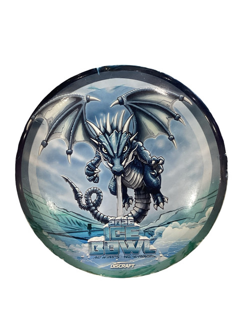 Vist Large View of Product Image Which is Used Discraft ICE BOWL 2026 BUZZZ Disc Golf Mid Range Royal Blue