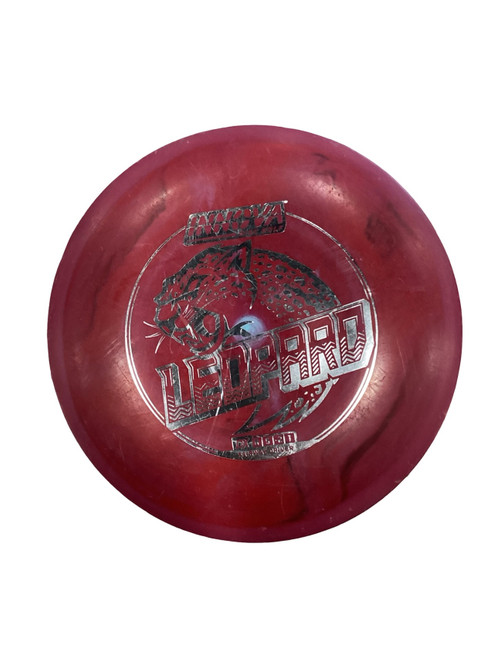 Vist Large View of Product Image Which is Used Innova LEAPORD Disc Golf Driver Maroon