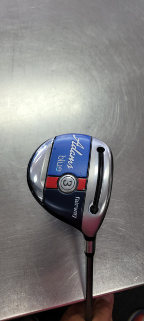 Vist Large View of Product Image Which is Used Adams Golf 2015 BLUE Mens Fairway Wood RH 3 Wood