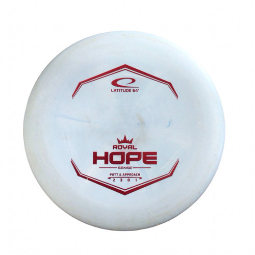 Vist Large View of Product Image Which is Used Latitude 64 ROYAL HOPE Disc Golf Putter Sky Blue