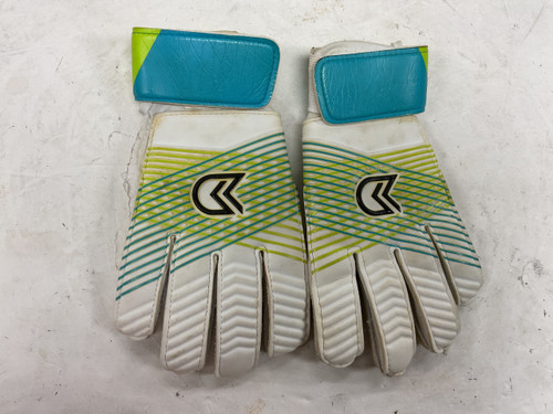 Vist Large View of Product Image Which is Used Dsg GOALIE GLOVES Soccer Goalie Gloves White 6