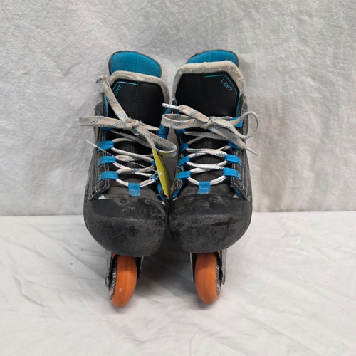 Vist Large View of Product Image Which is Used Bauer Roller Hockey Skates Black Youth 12.0
