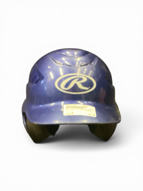Vist Large View of Product Image Which is Used Rawlings BATTING HELMET Batting Helmet No Mask Royal Blue One Size