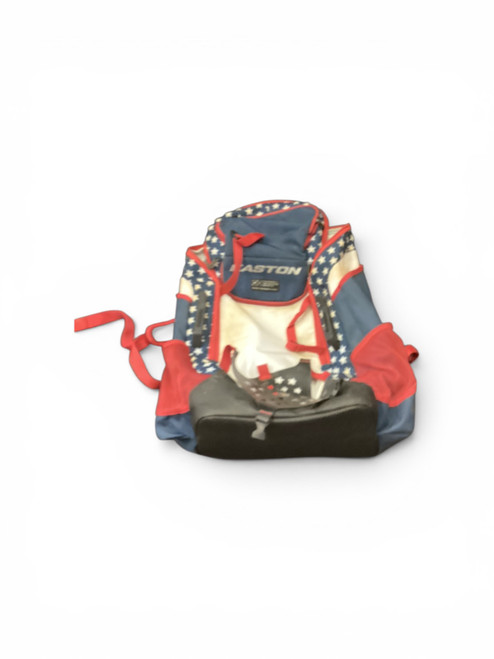 Vist Large View of Product Image Which is Used Easton AMERICAN FLAG BAT BAG BB/SB Player Carry Bag Red