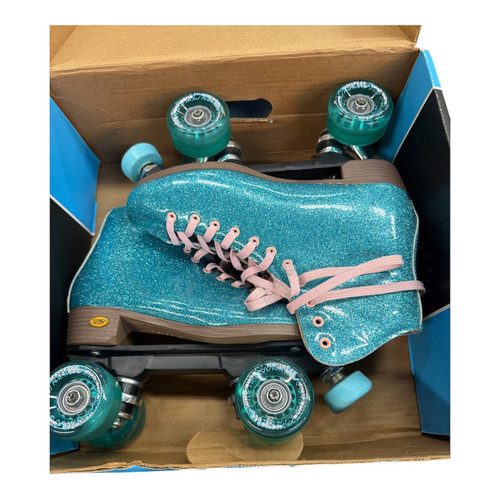 Vist Large View of Product Image Which is Used SURE GRIP STARDUST SKATES Senior Rec Fitness Skates Royal Blue Senior 8