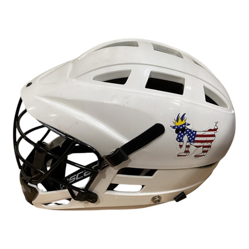 Vist Large View of Product Image Which is Used Cascade CS YOUTH HELMET Lacrosse Helmet White One Size