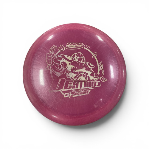Vist Large View of Product Image Which is Used Innova DESTROYER Disc Golf Driver Pink