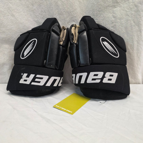 Vist Large View of Product Image Which is Used Bauer IMPACT 300 Senior Gloves Black 15"