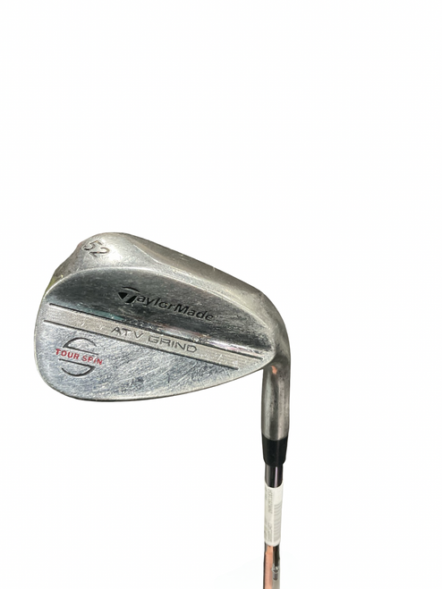 Vist Large View of Product Image Which is Used Taylormade ATV GRIND TOUR SPIN Golf Wedge Mens RH 52 Degree