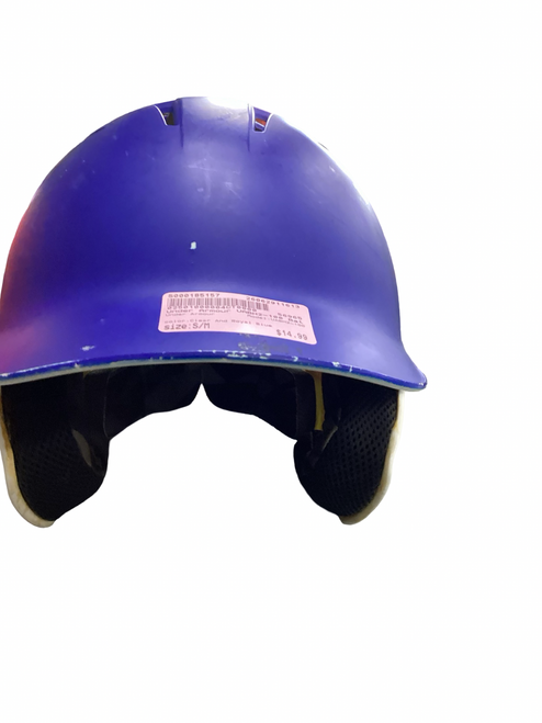 Vist Large View of Product Image Which is Used Under Armour UABH2-100 Batting Helmet No Mask Clear And Royal Blue S/M