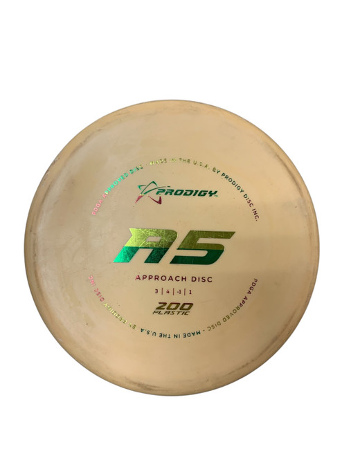 Vist Large View of Product Image Which is Used Prodigy A5 APPROACH DISC ORANGE Disc Golf Mid Range Orange