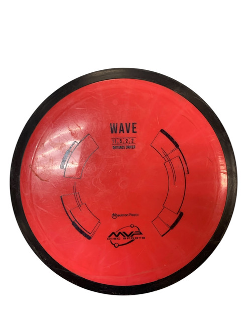 Vist Large View of Product Image Which is Used MVP WAVE DISTANCE DRIVER RED Disc Golf Driver Red
