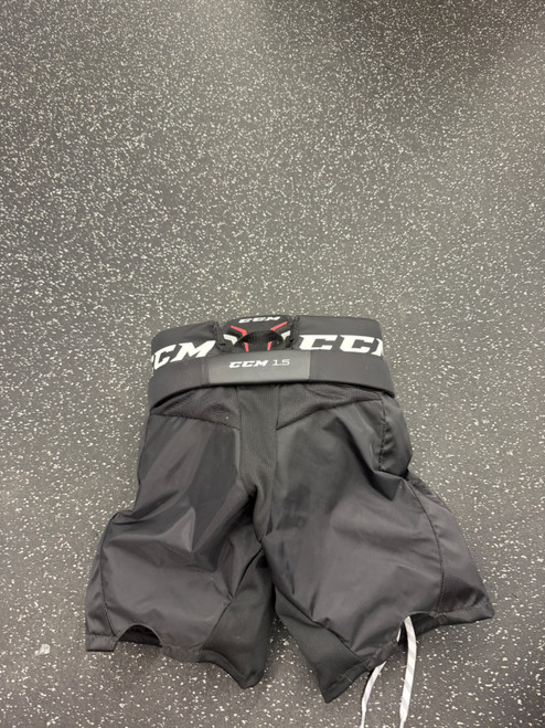 Vist Large View of Product Image Which is Used CCM 1.5 Junior Goalie Pant Black MD