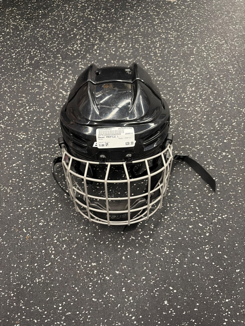 Vist Large View of Product Image Which is Used Bauer PROFILE 1 Helmet Cage Combo Black SM