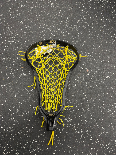 Vist Large View of Product Image Which is Used STX CRUX 600 10 DEGREE Womens Lacrosse Head Black