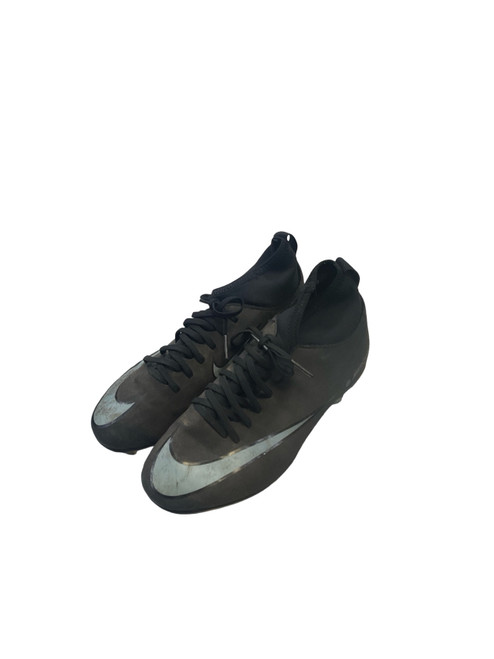 Vist Large View of Product Image Which is Used Nike Soccer Cleats Black Junior 03.5