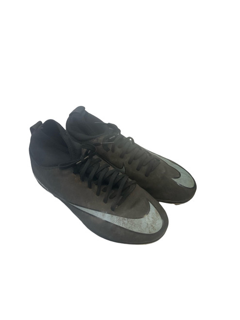 Vist Large View of Product Image Which is Used Nike Soccer Cleats Black Junior 03.5