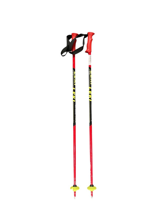 Vist Large View of Product Image Which is Used LEKI WORLD CUP 90CM Boys DH Ski Pole Red 90 cm / 36 in