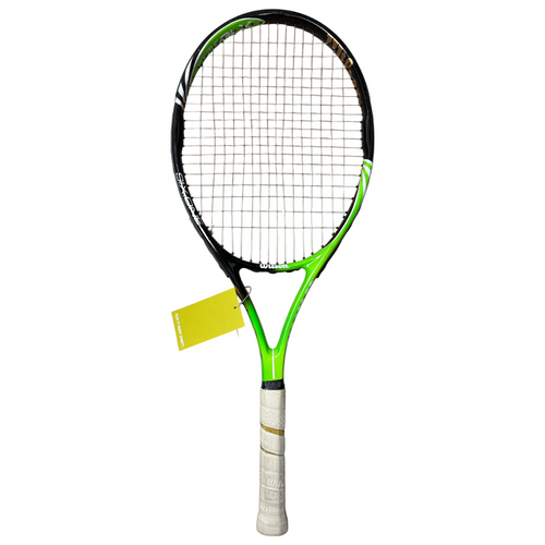 Vist Large View of Product Image Which is Used Wilson SIX.ONE Adult Tennis Racket Green 4 1/8"