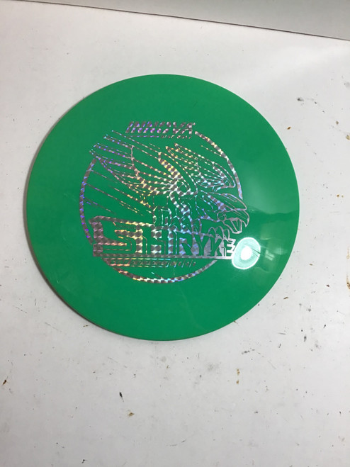 Vist Large View of Product Image Which is Used Innova STAR SHRYKE Disc Golf Driver Green 169g