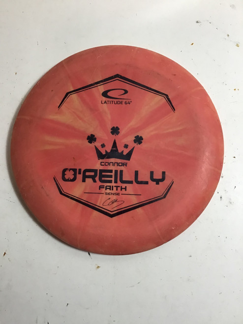 Vist Large View of Product Image Which is Used Latitude 64 FAITH SENSE Disc Golf Putter Red