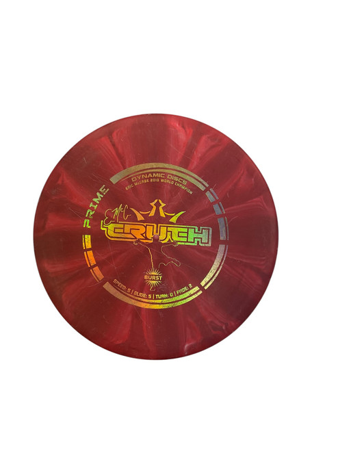 Vist Large View of Product Image Which is Used Dynamic Discs PRIME BURST TRUTH Disc Golf Mid Range Red 178g