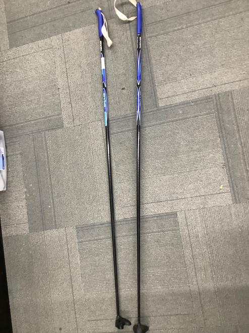 Vist Large View of Product Image Which is Used EXEL Mens XC Ski Poles Royal Blue 155 cm / 61 in