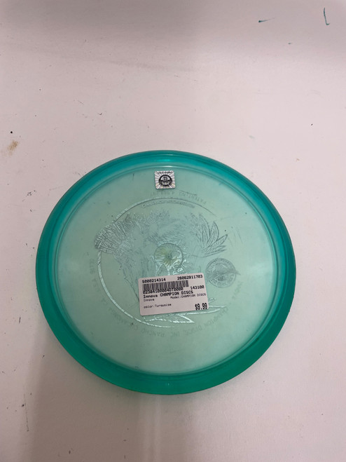 Vist Large View of Product Image Which is Used Innova CHAMPION DISCS Disc Golf Mid Range Turquoise