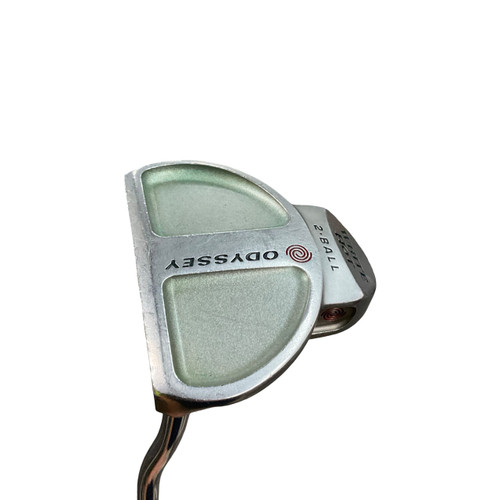 Vist Large View of Product Image Which is Used Odyssey WHITE HOT 2 BALL Mens Putter LH