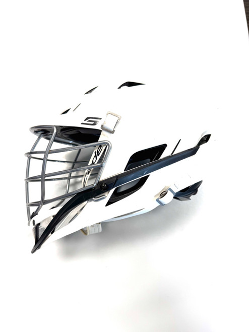 Vist Large View of Product Image Which is Used Cascade CASCADE S Lacrosse Helmet White One Size