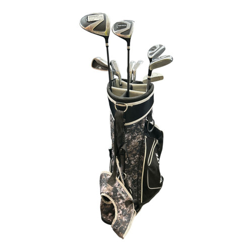 Vist Large View of Product Image Which is Used Top Flite MENS RH SET CAMO Mens Package Set RH Black 11 Piece