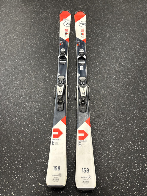 Vist Large View of Product Image Which is Used Rossignol RTL EXP Mens DH Ski/Binding White 158 cm