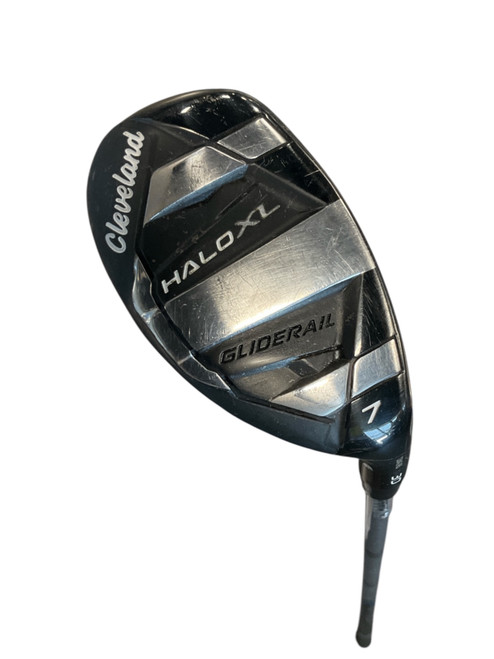 Vist Large View of Product Image Which is Used Cleveland HALO XL GLIDERAIL Mens Hybrid Club RH 7 Hybrid