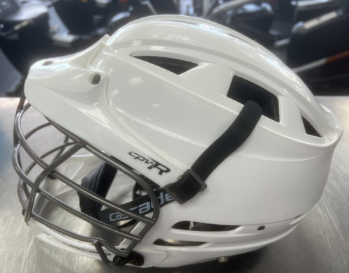 Vist Large View of Product Image Which is Used Cascade CPV-R Lacrosse Helmet White M/L