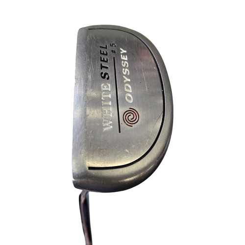 Vist Large View of Product Image Which is Used Odyssey WHITE STEEL 5 PUTTER Mens Putter LH
