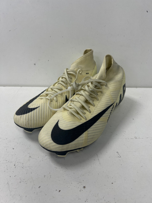 Vist Large View of Product Image Which is Used Nike MERCURIAL AIR ZOOM Soccer Cleats Cream White Senior 10