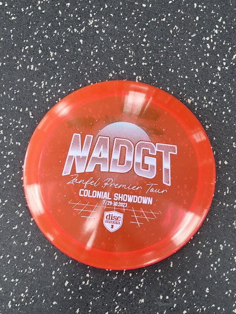 Vist Large View of Product Image Which is Used Discmania NADGT Disc Golf Driver Red