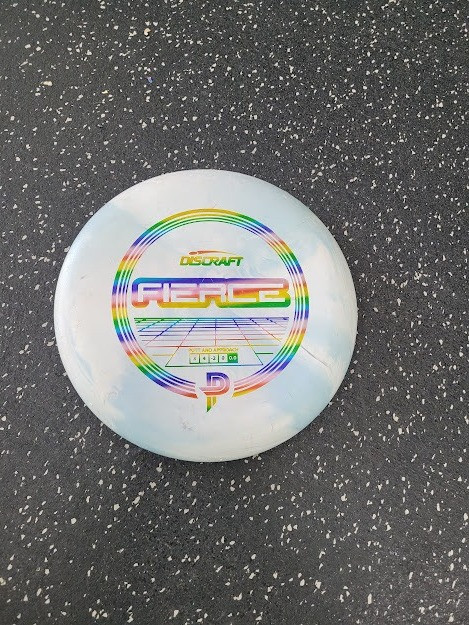 Vist Large View of Product Image Which is Used Discraft FIERCE Disc Golf Putter White
