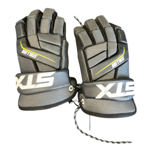 Vist Large View of Product Image Which is Used STX STALLION Lacrosse Gloves Junior Black MD