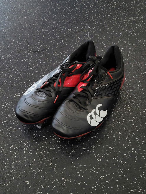 Vist Large View of Product Image Which is Used Canterbury Rugy Cleats Adult Red Senior 10