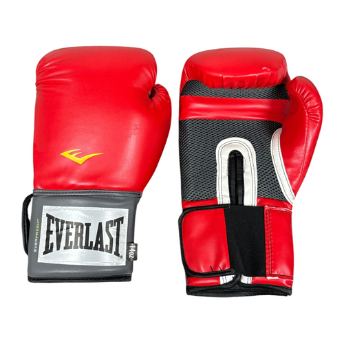 Vist Large View of Product Image Which is Used Everlast Boxing Gloves Red Senior