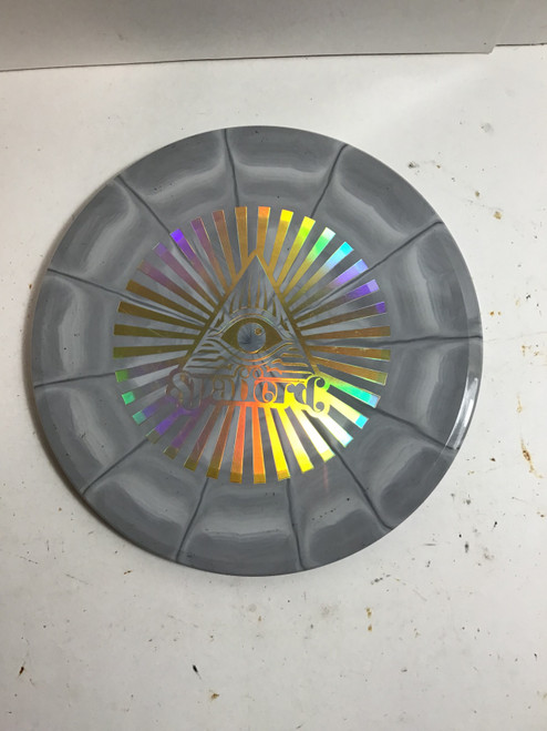 Vist Large View of Product Image Which is Used Discmania MUTANT Disc Golf Mid Range Grey 177g