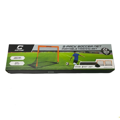 Vist Large View of Product Image Which is Used CIPTON 2 PACK SOCCER NET Soccer Goal