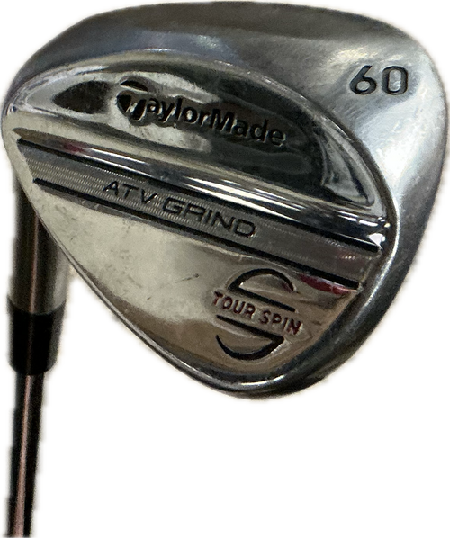 Vist Large View of Product Image Which is Used Taylormade ATV GRIND Golf Wedge Mens LH 60 Degree