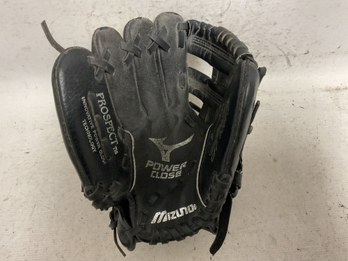Vist Large View of Product Image Which is Used Mizuno Power Close GPP 900Y3 Baseball Glove LH Throw Black 9"