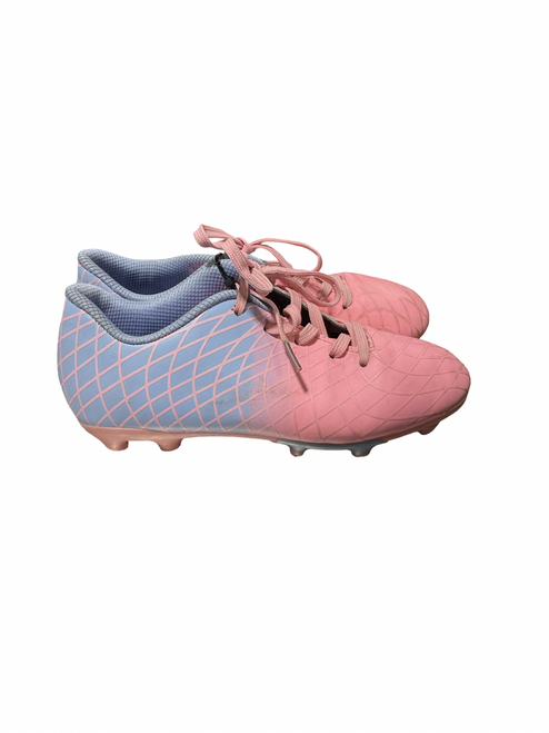 Vist Large View of Product Image Which is Used Soccer Cleats Carolina Blue And Pink Junior 02