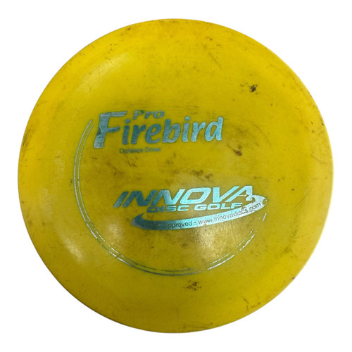 Vist Large View of Product Image Which is Used Innova PFN PRO FIREBIRD Disc Golf Driver Yellow 172g