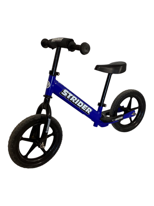 Vist Large View of Product Image Which is Used Strider BALANCE BIKE Boys Royal Blue 12"