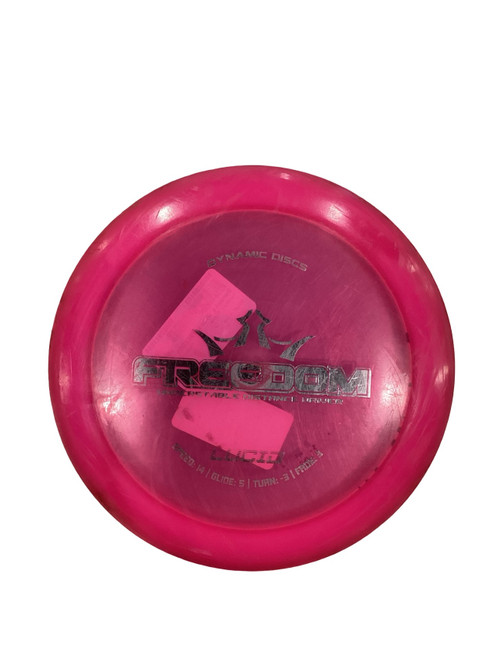 Vist Large View of Product Image Which is Used Dynamic Discs FREEDOM Disc Golf Driver Pink