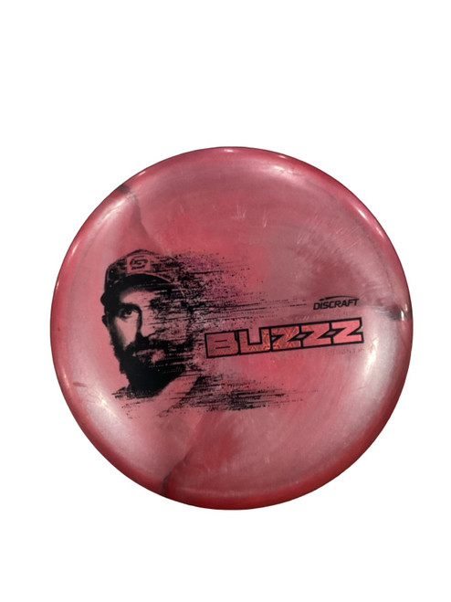 Vist Large View of Product Image Which is Used Discraft BUZZZ Disc Golf Driver Pink
